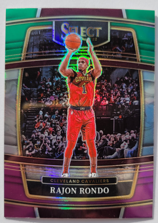 Rajon Rondo - 2021-22 Select Prizms Green White Purple #34