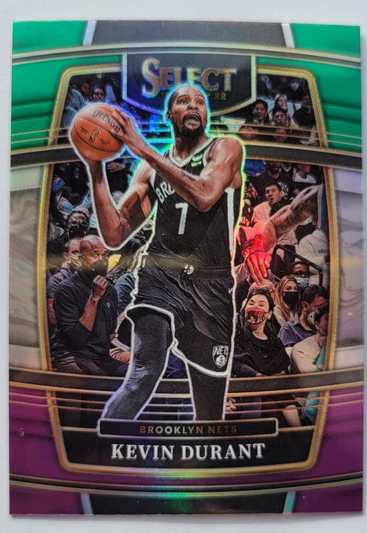 Kevin Durant - 2021-22 Select Prizms Green White Purple #50