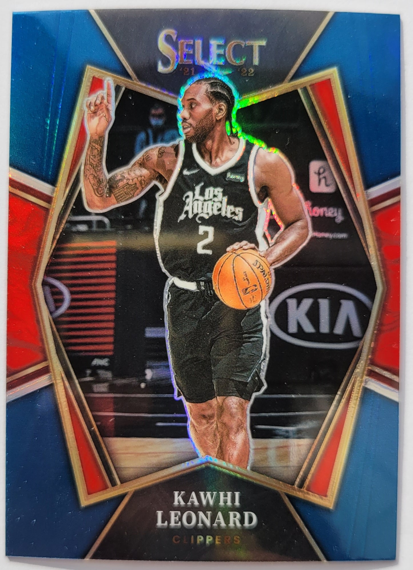 Kawhi Leonard - 2021-22 Select Prizms Blue #193