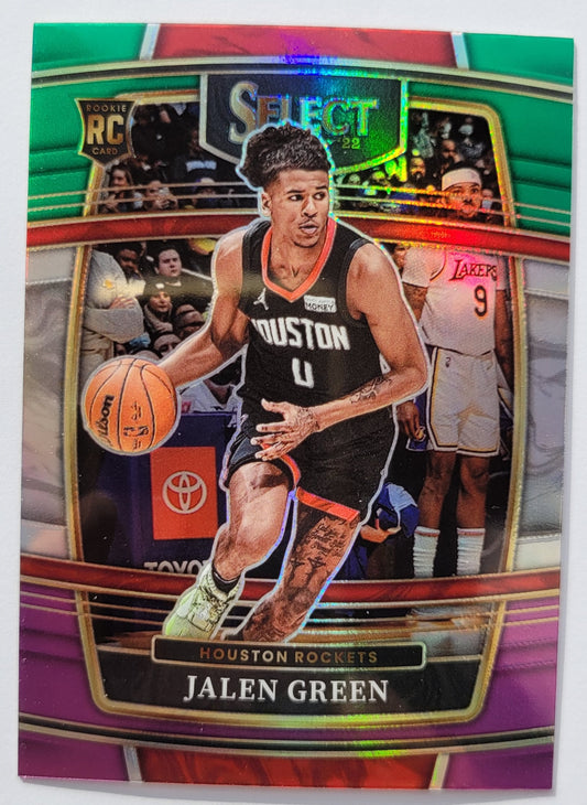 Jalen Green -  2021-22 Select Prizms Green White Purple #7
