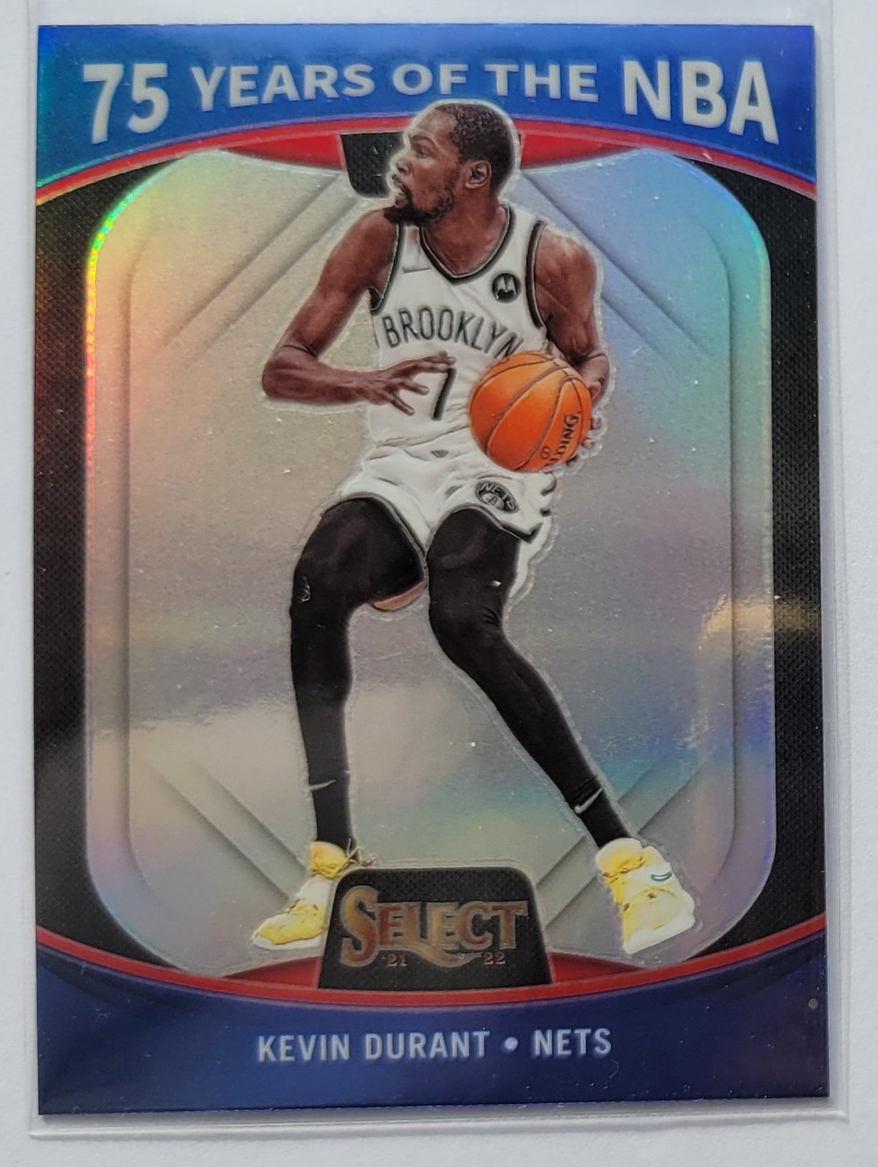 Kevin Durant - 2021-22 Panini 75 Years of the NBA Prizms Silver #52 Select