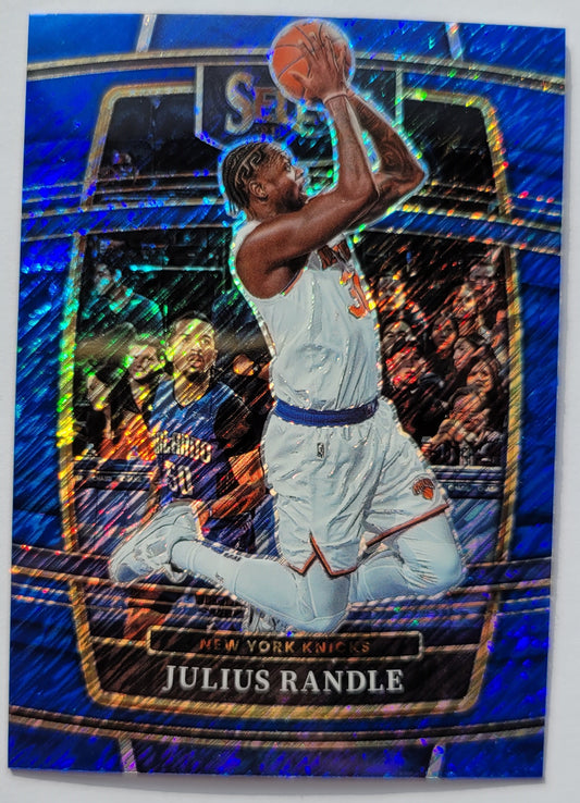 Julius Randle - 2021-22 Select Prizms Blue Shimmer #88