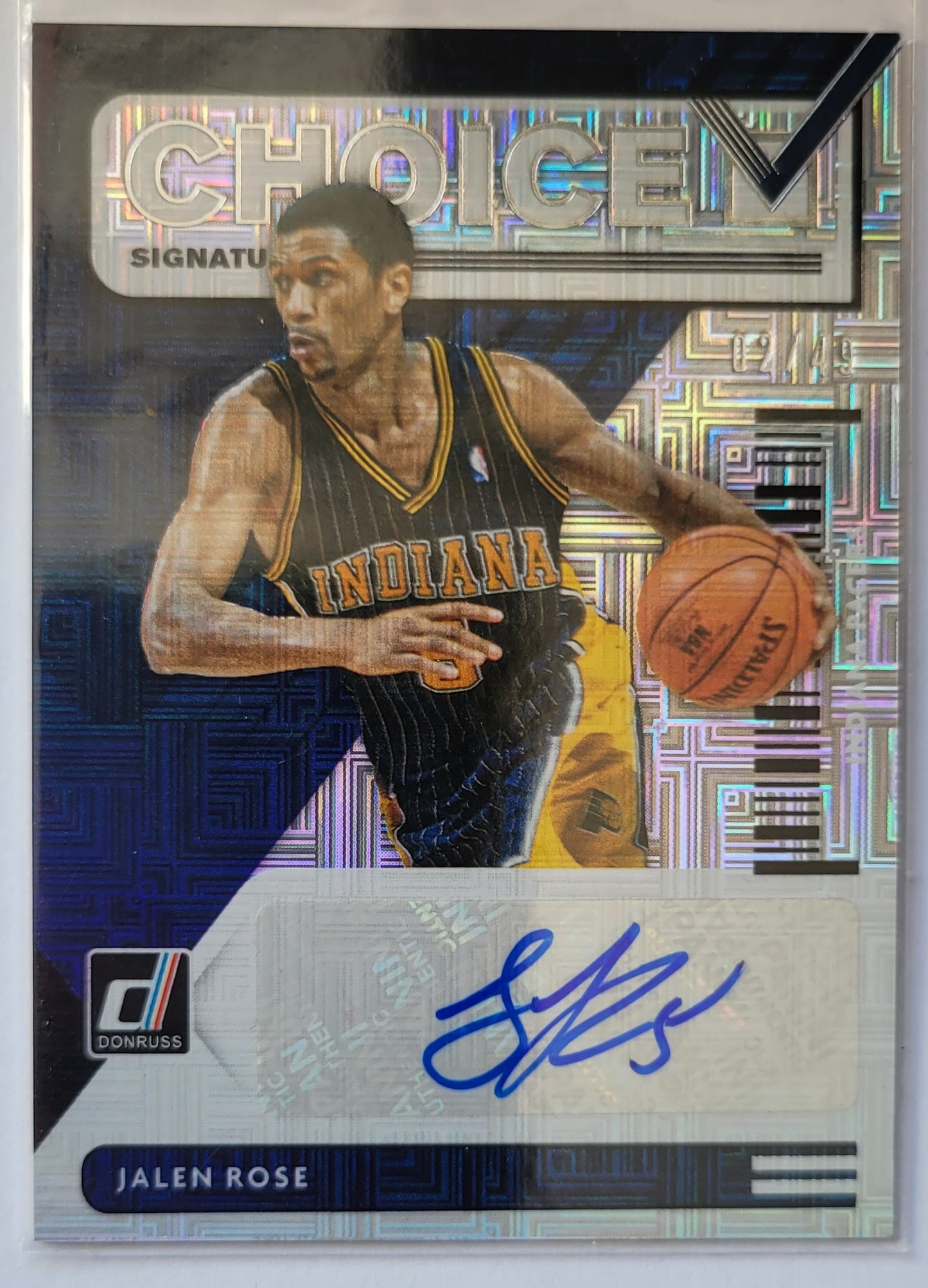 Jalen Rose - 2020-21 Donruss Choice Signatures #CS-JRS - 02/49