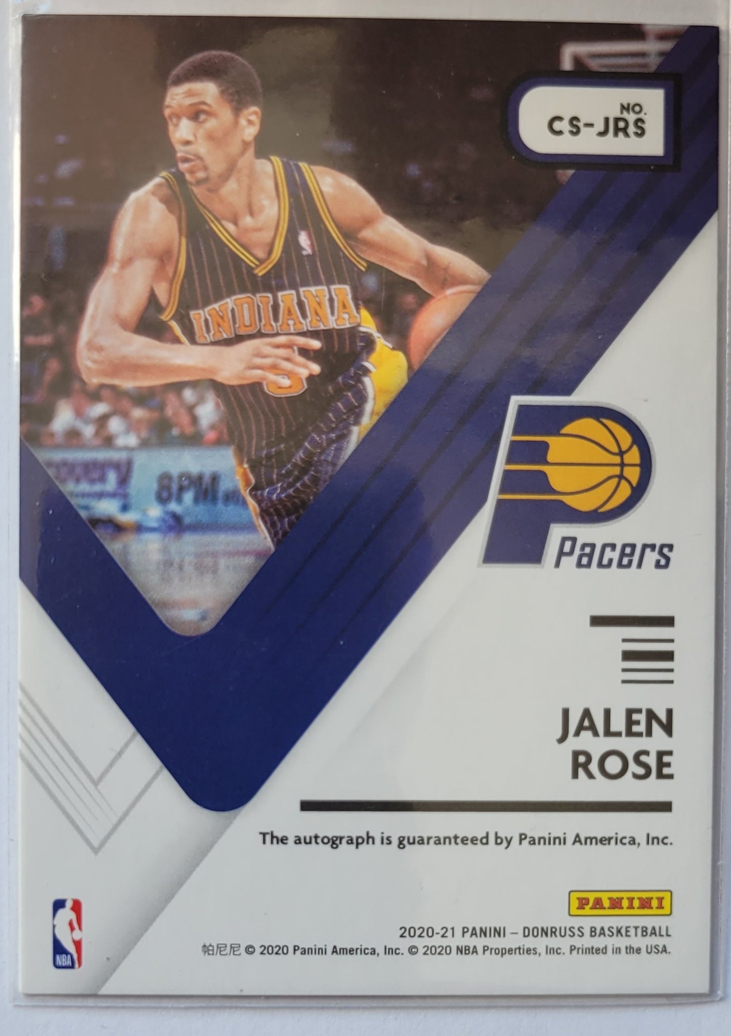 Jalen Rose - 2020-21 Donruss Choice Signatures #CS-JRS - 02/49