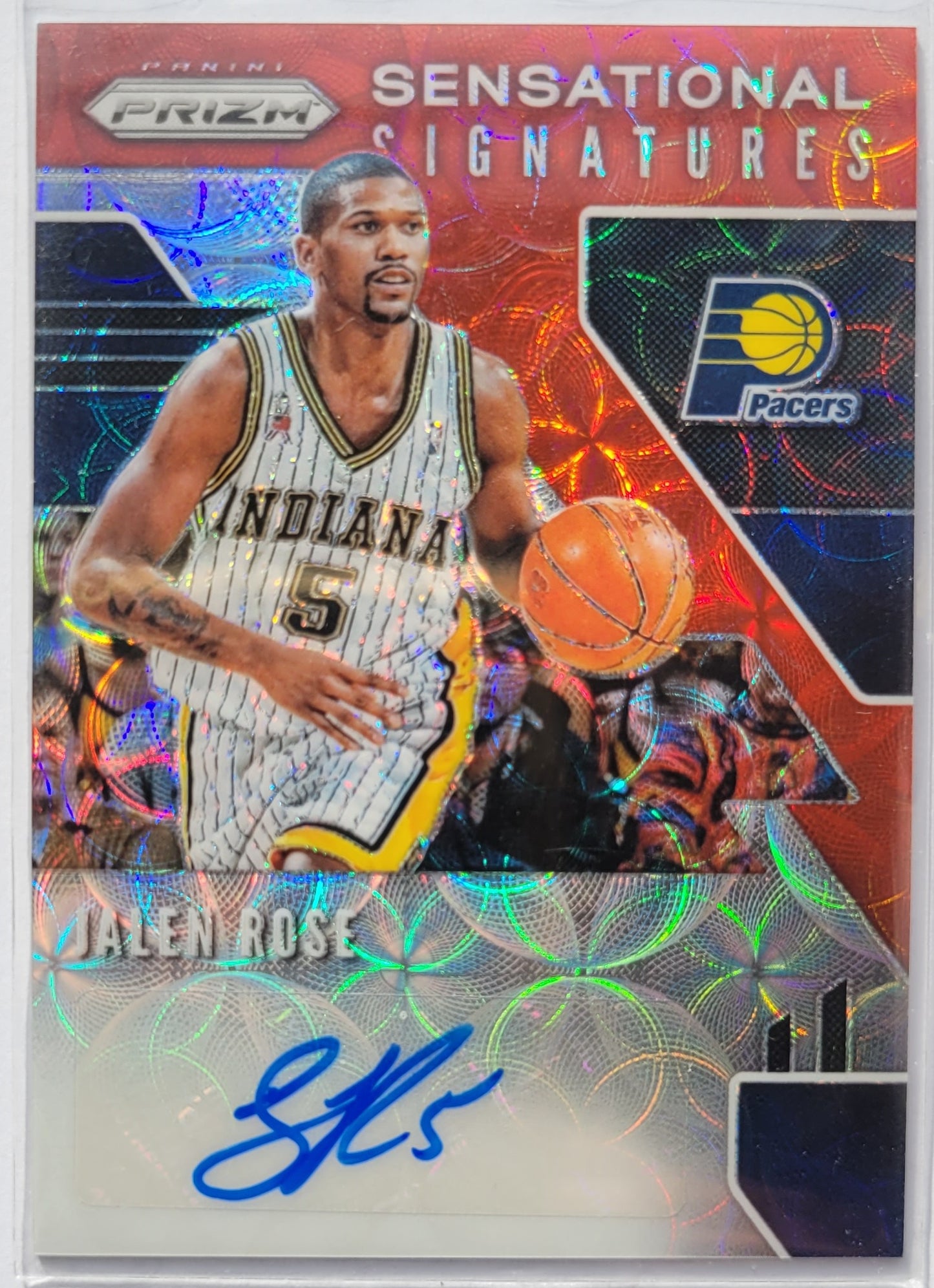 Jalen Rose - 2019-20 Panini Prizm Sensational Signatures Prizms Choice #SS-JRS