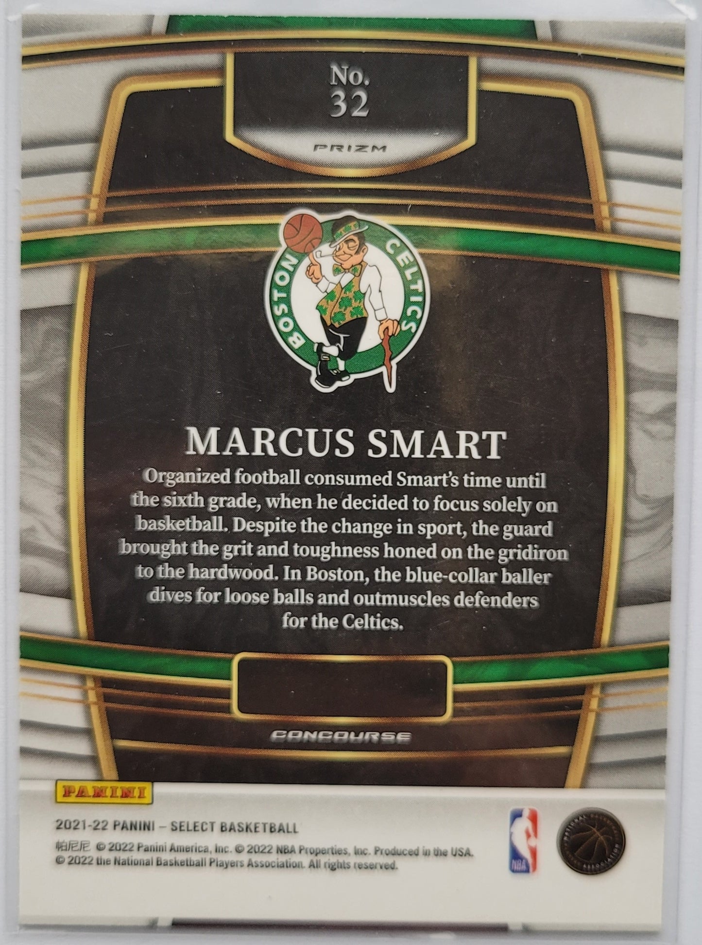 Marcus Smart - 2021-22 Select Prizms Orange Flash #32