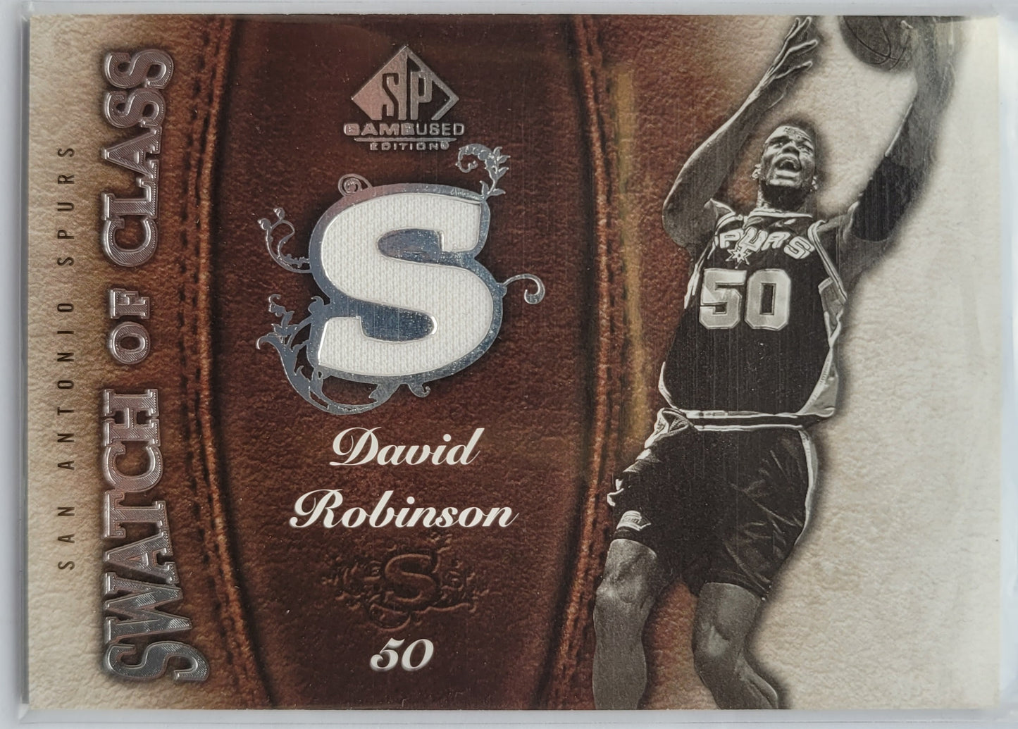 David Robinson - 2007-08 SP Game Used Swatch of Class #SCDR