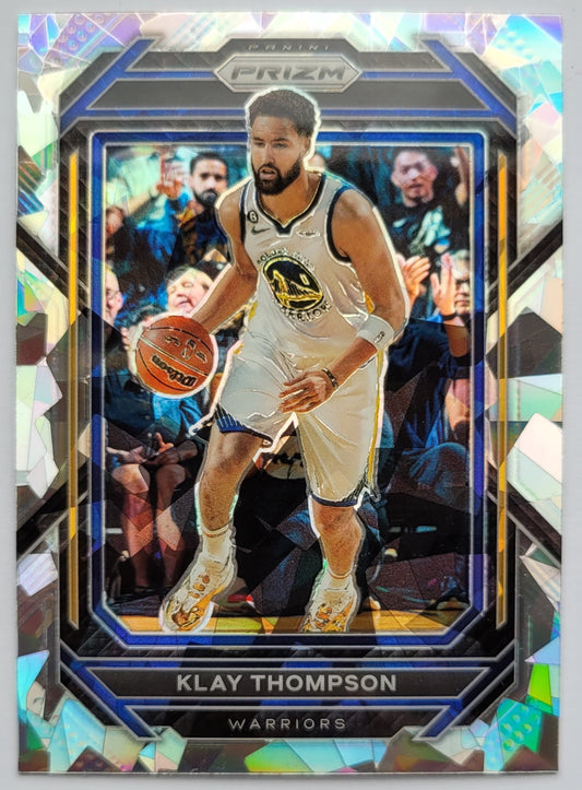 Klay Thompson - 2022-23 Panini Prizm Prizms Ice #115