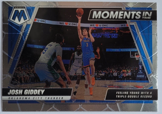 Josh Giddey - 2021-22 Panini Mosaic Moments in Time #10