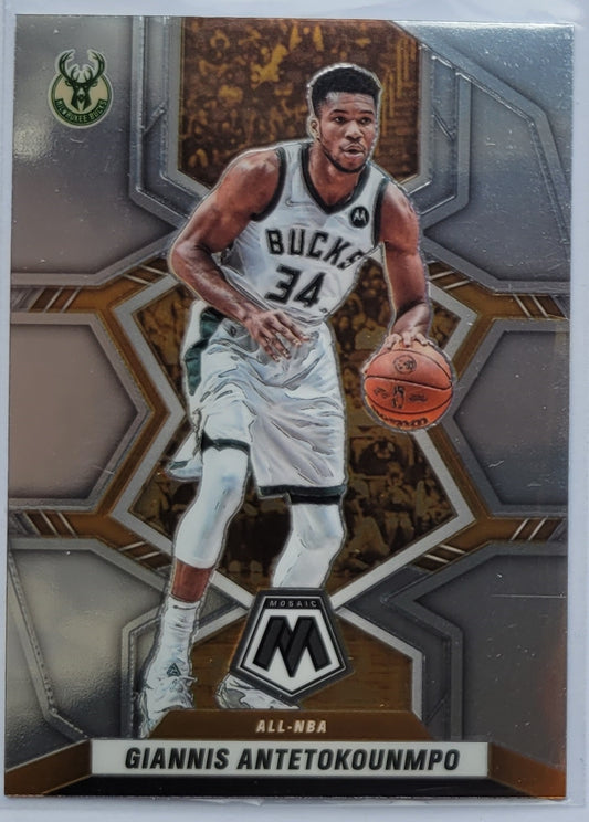 Giannis Antetokounmpo  - 2021-22 Panini Mosaic #281 ALL