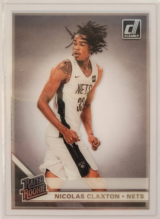 Nicolas Claxton - 2019-20 Clearly Donruss #79 RR RC