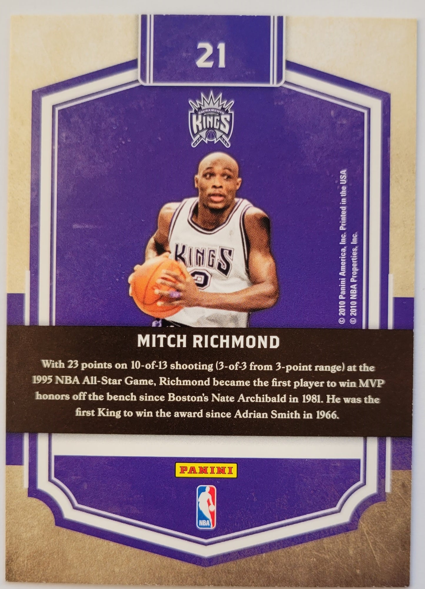 Mitch Richmond - 2009-10 Classics Dress Code #21