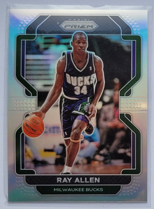 Ray Allen - 2021-22 Panini Prizm Prizms Silver #251