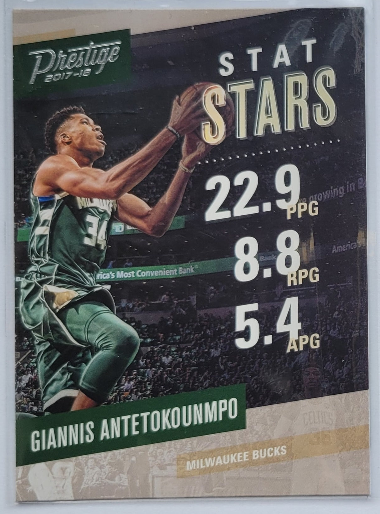 Giannis Antetokounmpo - 2017-18 Prestige Stat Stars #2
