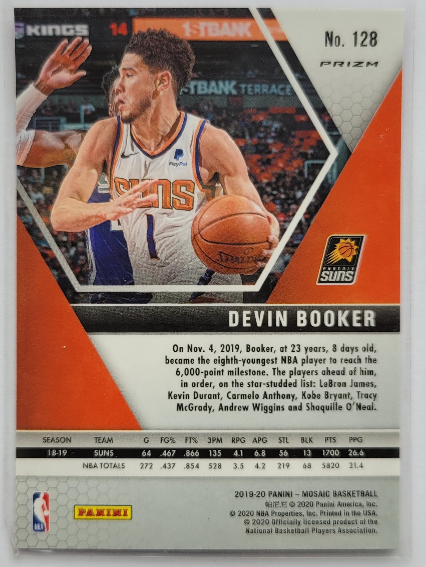 Devin Booker - 2019-20 Panini Mosaic Mosaic Pink Camo #128