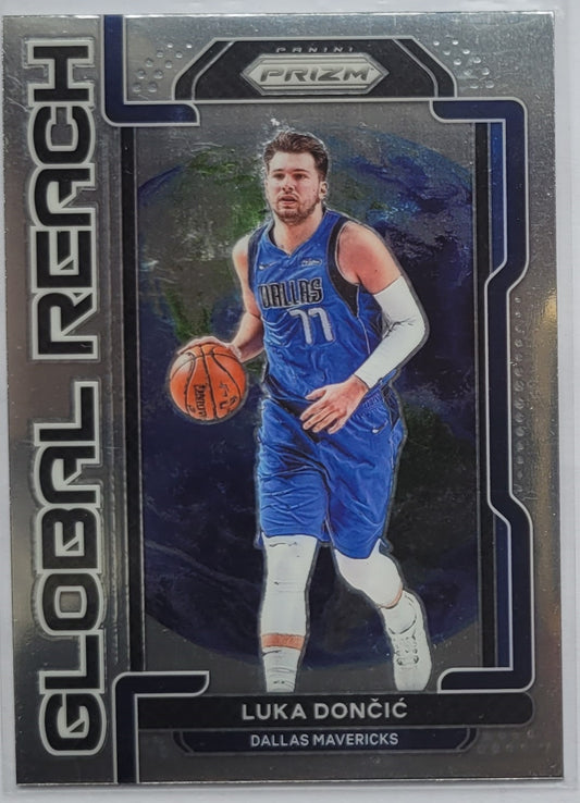 Luka Doncic - 2021-22 Panini Prizm Global Reach #4