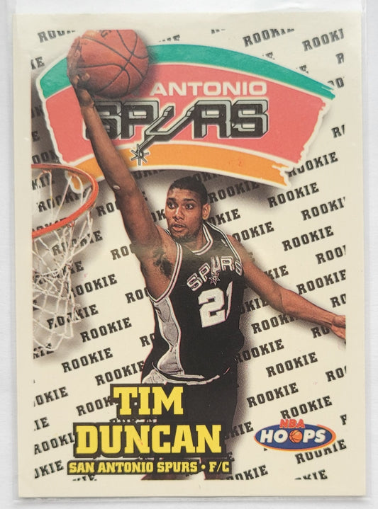 Tim Duncan - 1997-98 Hoops #166 RC