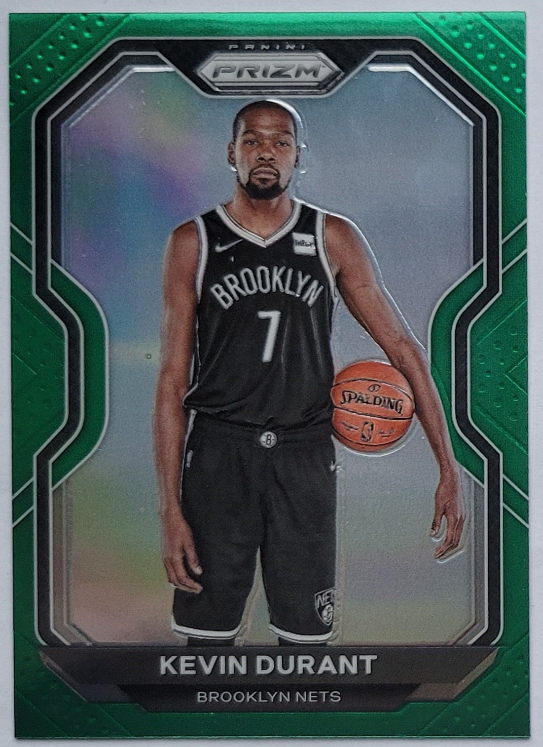 Kevin Durant - 2020-21 Panini Prizm Prizms Green #81