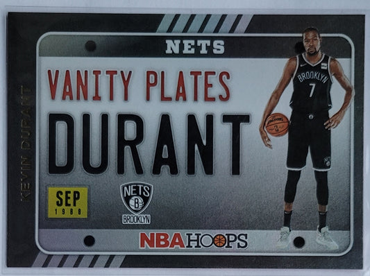 Kevin Durant - 2020-21 Hoops Vanity Plates Holo #14