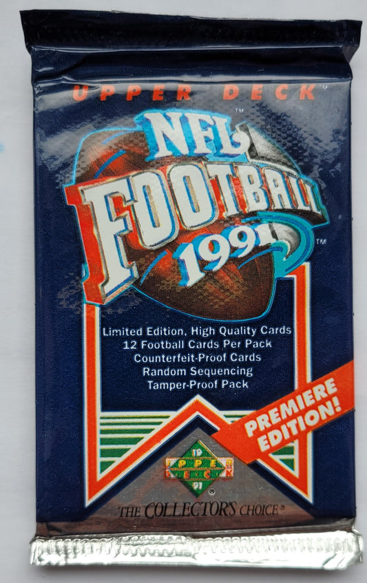 1991 Upper Deck NFL Football Pack
