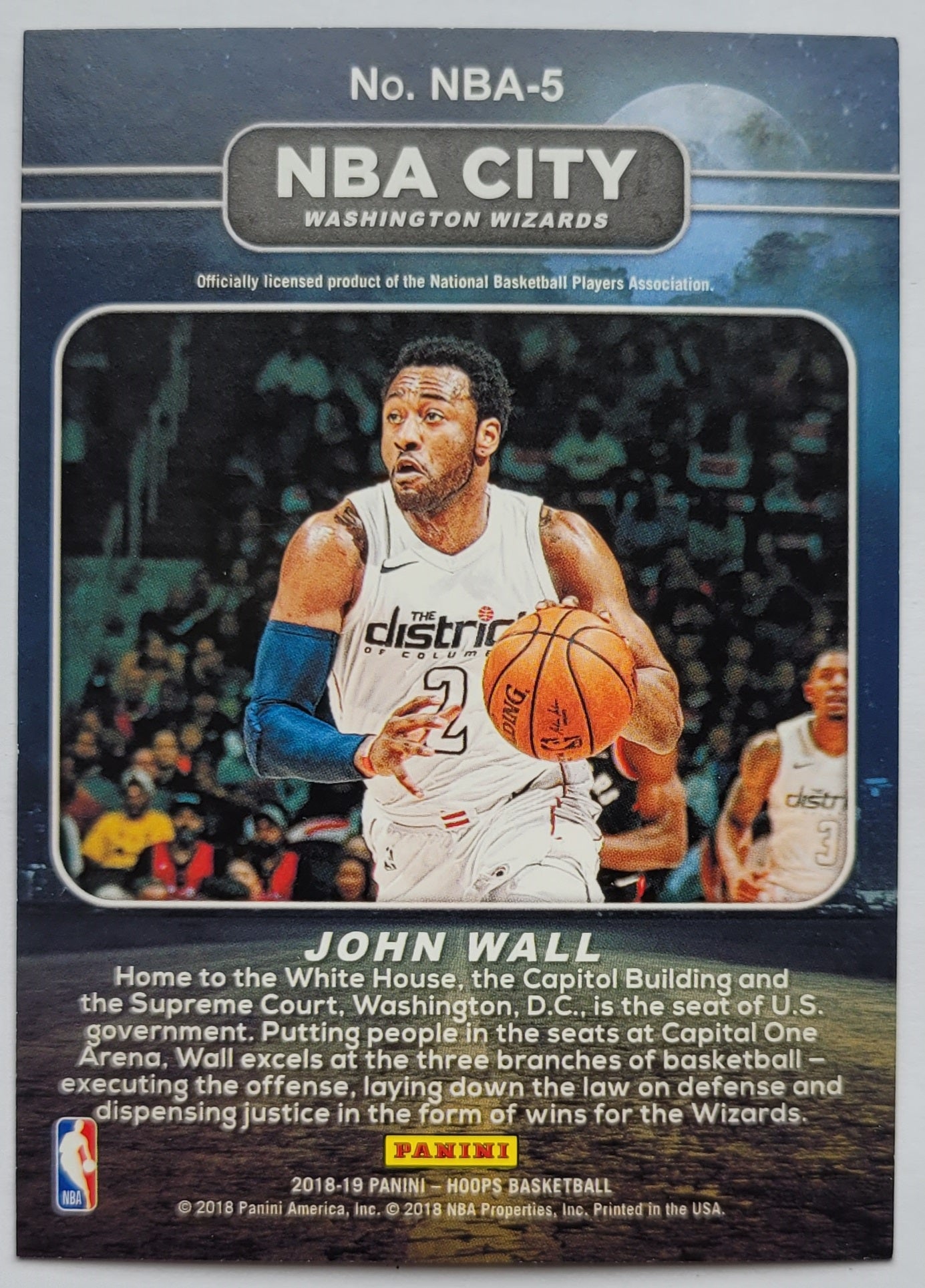 John Wall - 2018-19 Hoops NBA City #5