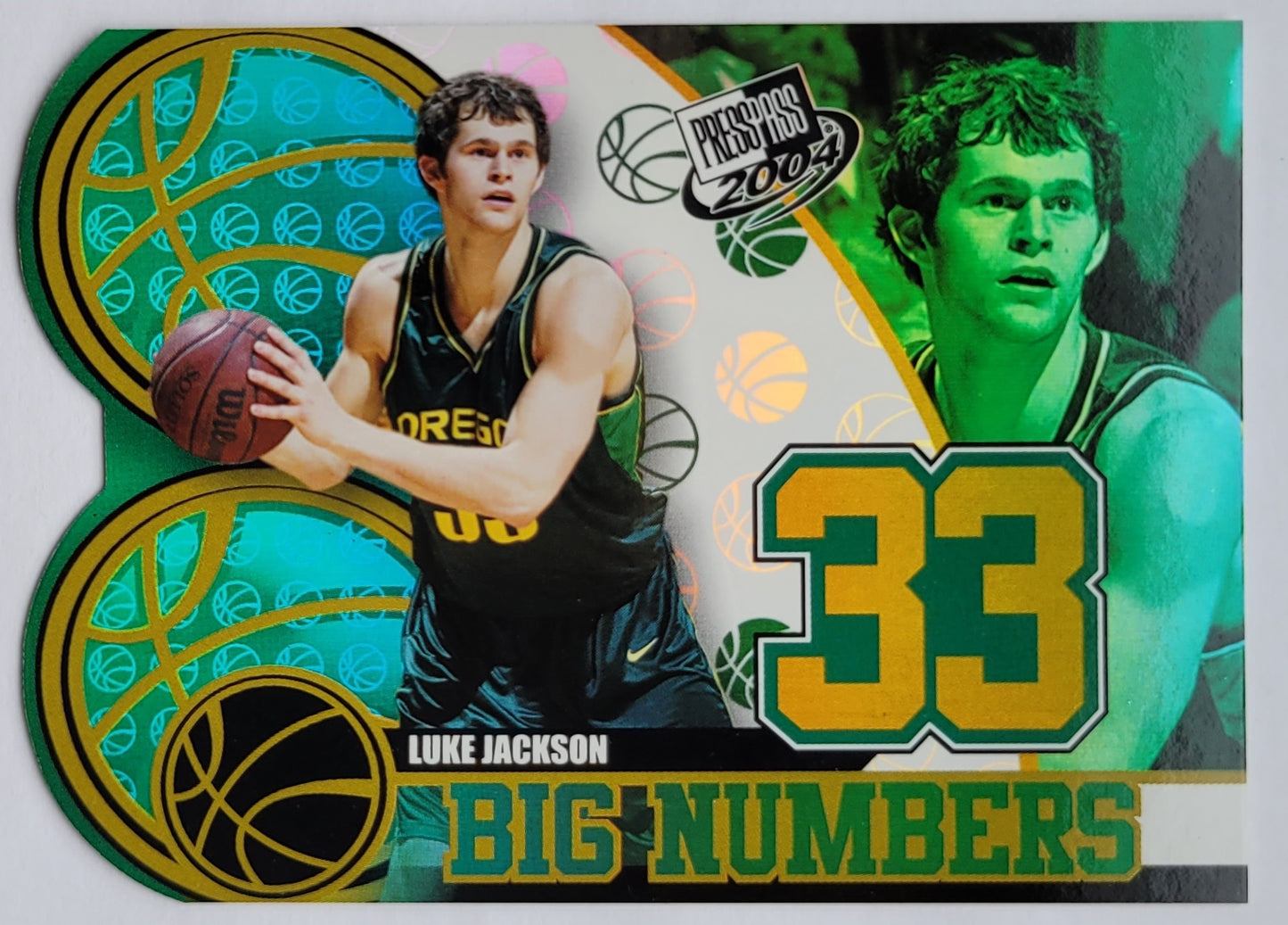 Luke Jackson - 2004 Press Pass Big Numbers #2