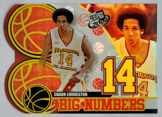 Shaun Livingston - 2004 Press Pass Big Numbers #10