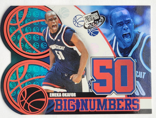 Emeka Okafor - 2004 Press Pass Big Numbers #25 CL