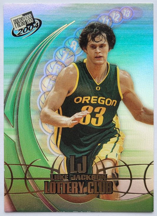 Luke Jackson - 2004 Press Pass Lottery Club #11