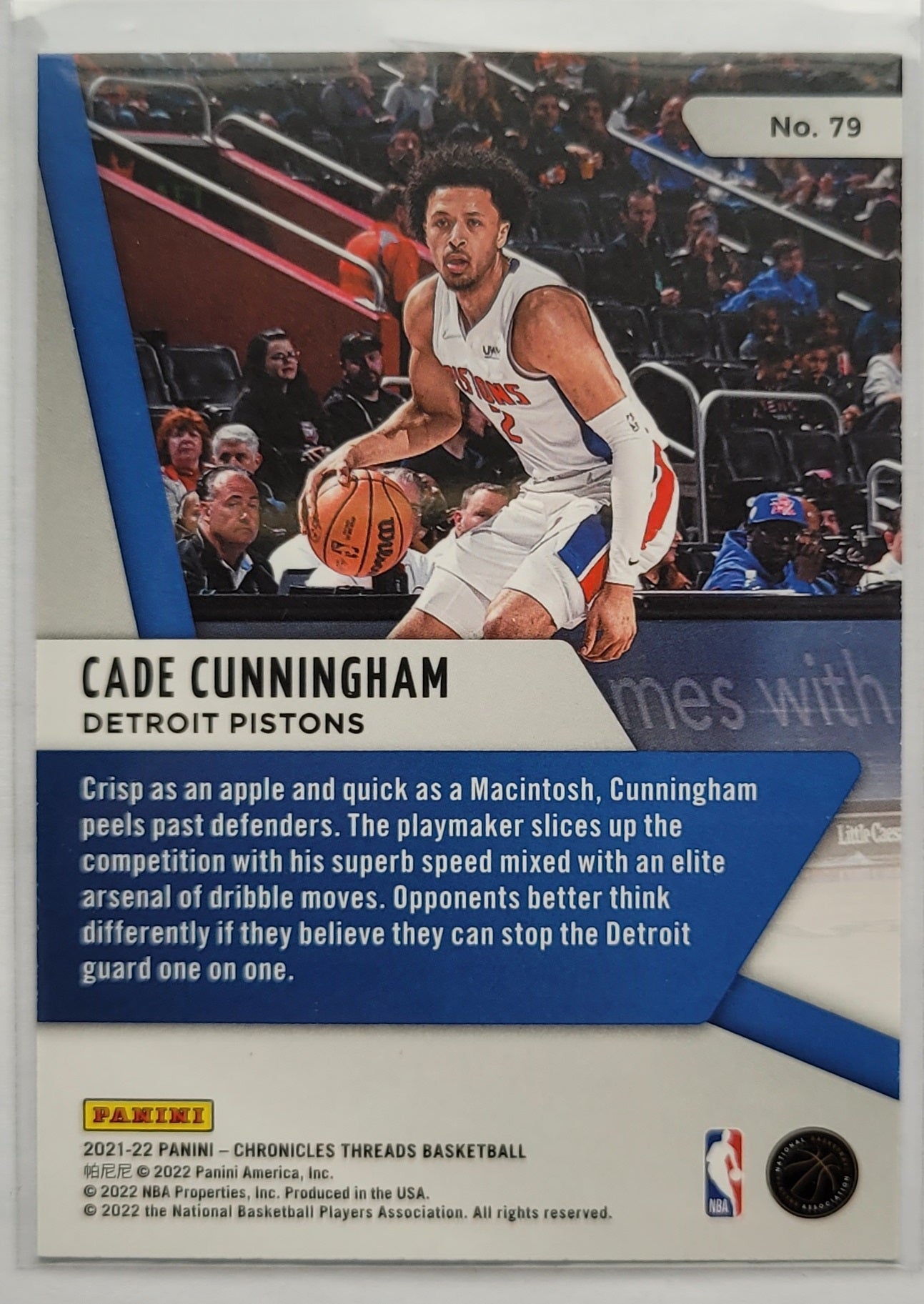 Cade Cunningham - 2021-22 Panini Chronicles #79 Threads RC