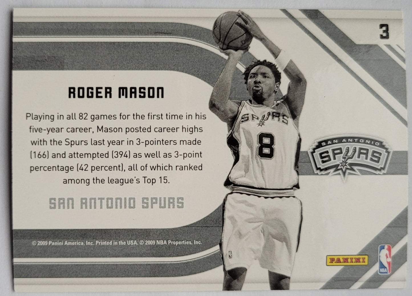 Roger Mason - 2009-10 Donruss Elite ARCeologists #3