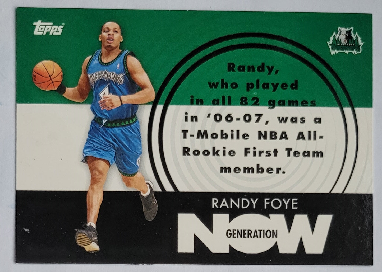 Randy Foye - 2007-08 Topps Generation Now #GN28