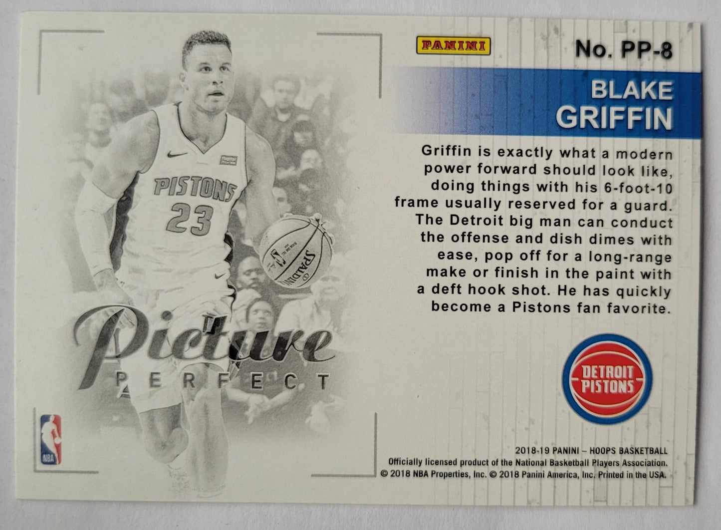 Blake Griffin - 2018-19 Hoops Picture Perfect #8