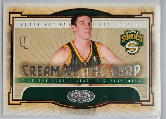 Nick Collison - 2003-04 Hoops Hot Prospects Cream of the Crop #5