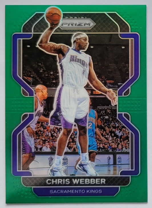 Chris Webber - 2021-22 Panini Prizm Prizms Green #263
