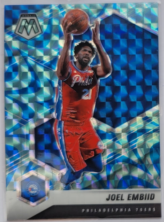 Joel Embiid - 2020-21 Panini Mosaic Mosaic Reactive Blue #164