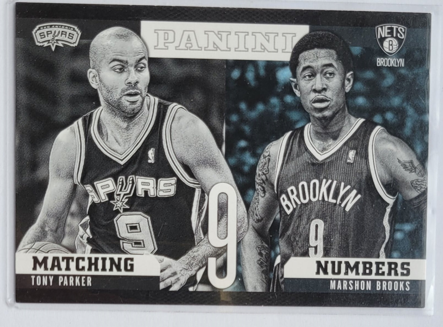 MarShon Brooks / Tony Parker - 2012-13 Panini Matching Numbers #6