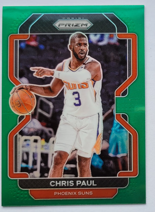 Chris Paul - 2021-22 Panini Prizm Prizms Green #89