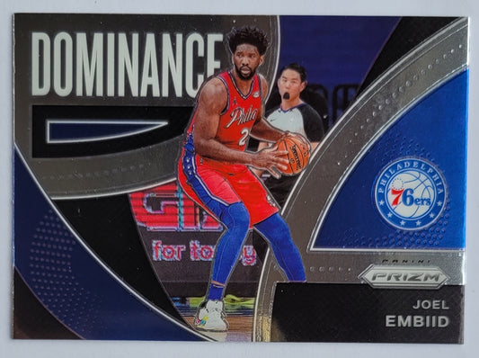 Joel Embiid - 2021-22 Panini Prizm Dominance #24