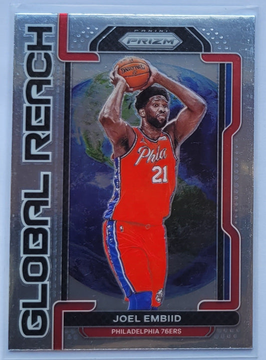 Joel Embiid - 2021-22 Panini Prizm Global Reach #2