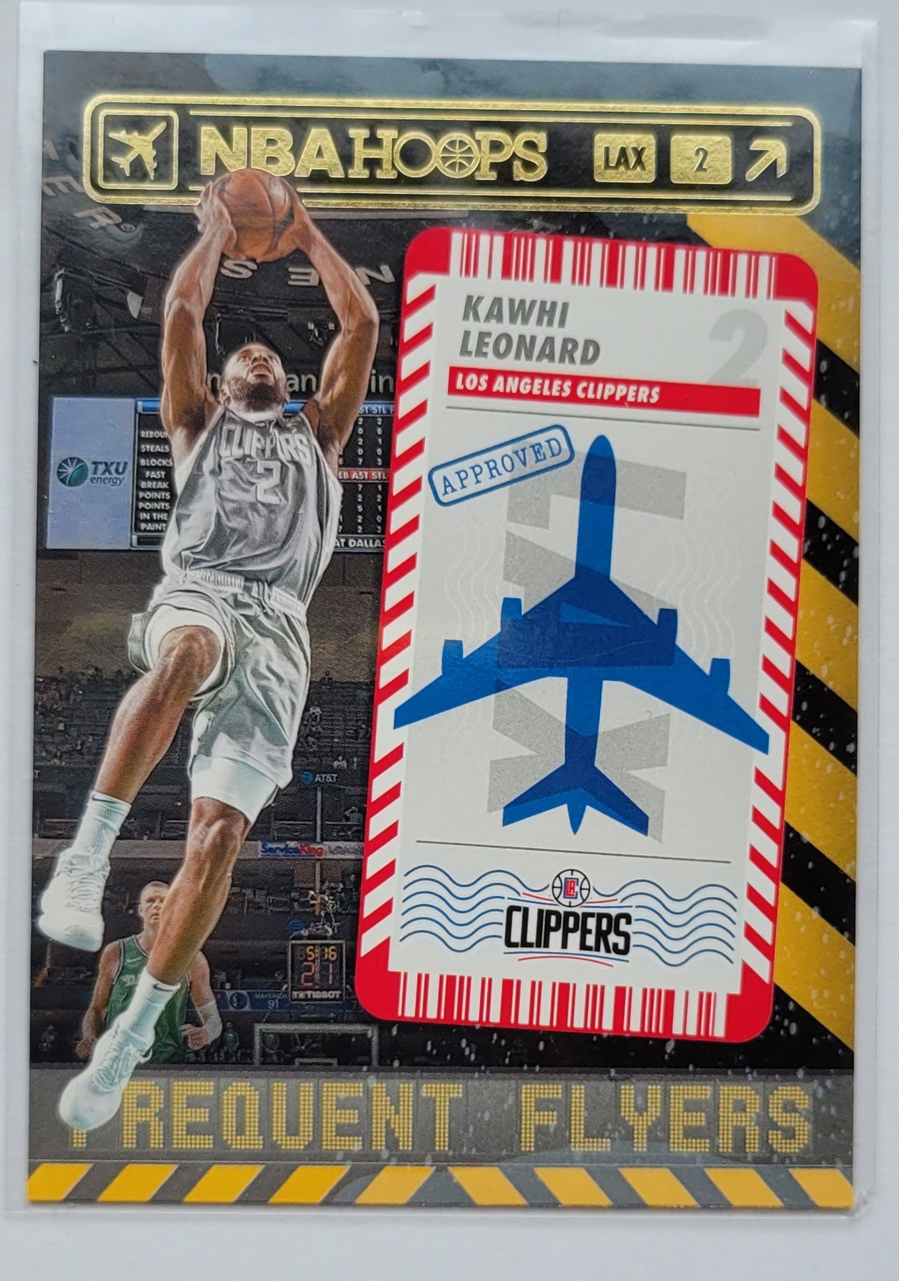 Kawhi Leonard - 2021-22 Hoops Frequent Flyers Winter #8