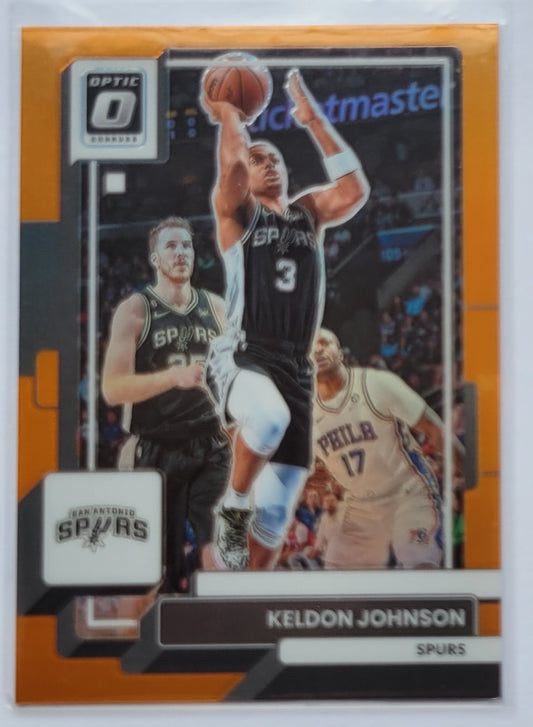 Keldon Johnson - 2022-23 Donruss Optic Orange #186 - 079/199