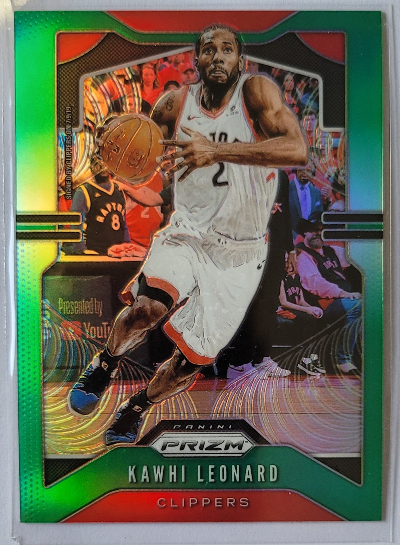 Kawhi Leonard - 2019-20 Panini Prizm Prizms Green #149