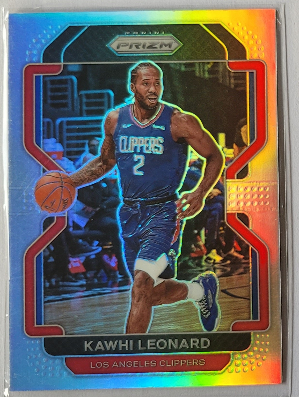 Kawhi Leonard - 2021-22 Panini Prizm Prizms Silver #71