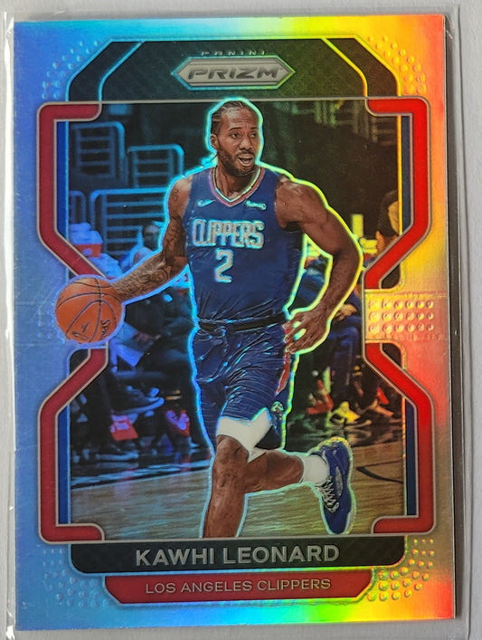 Kawhi Leonard - 2021-22 Panini Prizm Prizms Silver #71