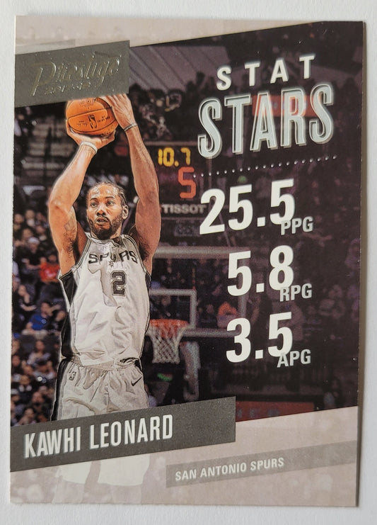 Kawhi Leonard - 2017-18 Prestige Stat Stars #10