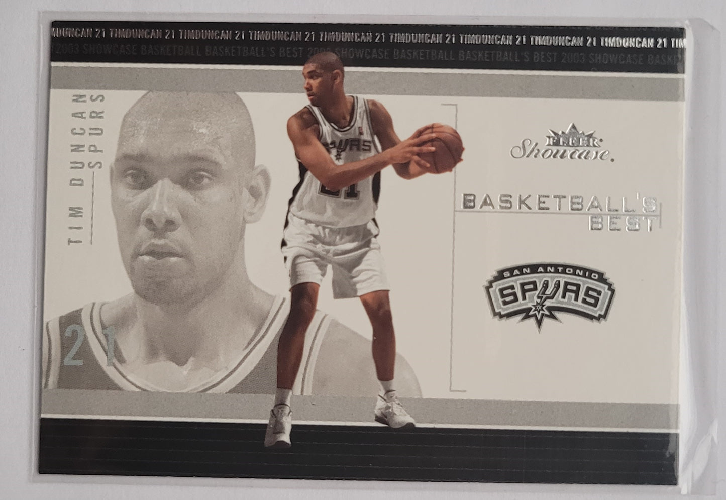 Tim Duncan - 2003-04 Fleer Showcase Basketball's Best #4