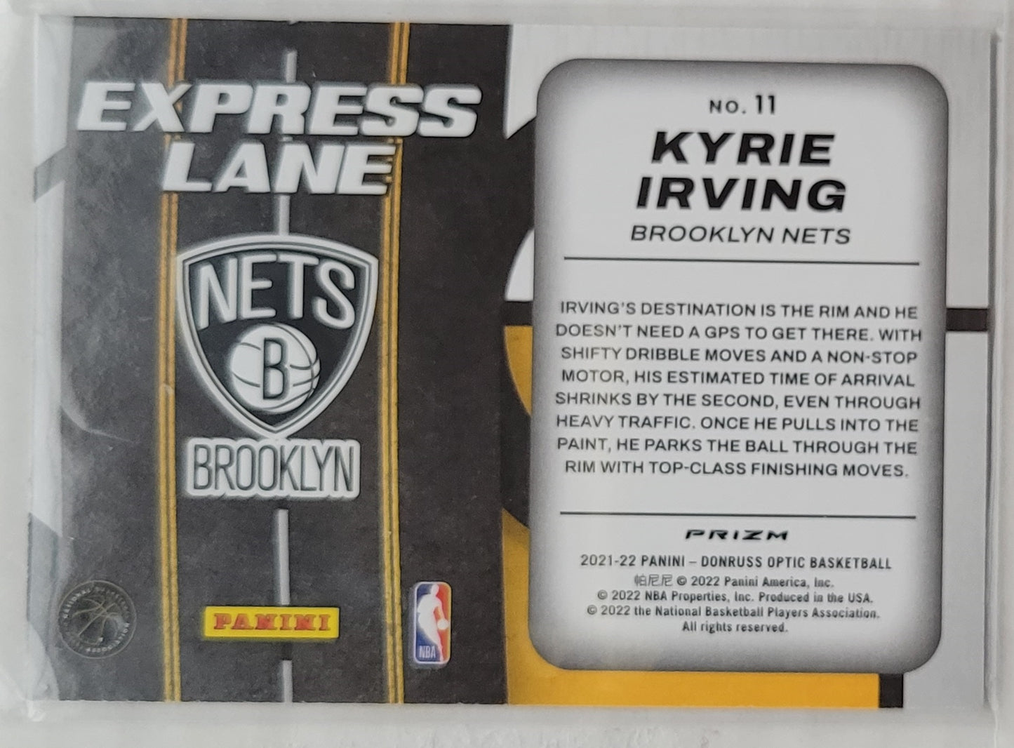 Kyrie Irving - 2021-22 Donruss Optic Express Lane Holo #11