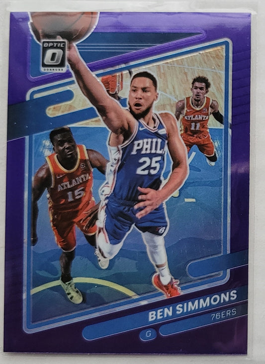 Ben Simmons - 2021-22 Donruss Optic Purple #84