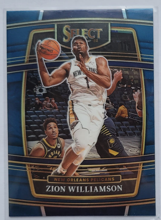 Zion Williamson - 2021-22 Select Prizms Blue #96